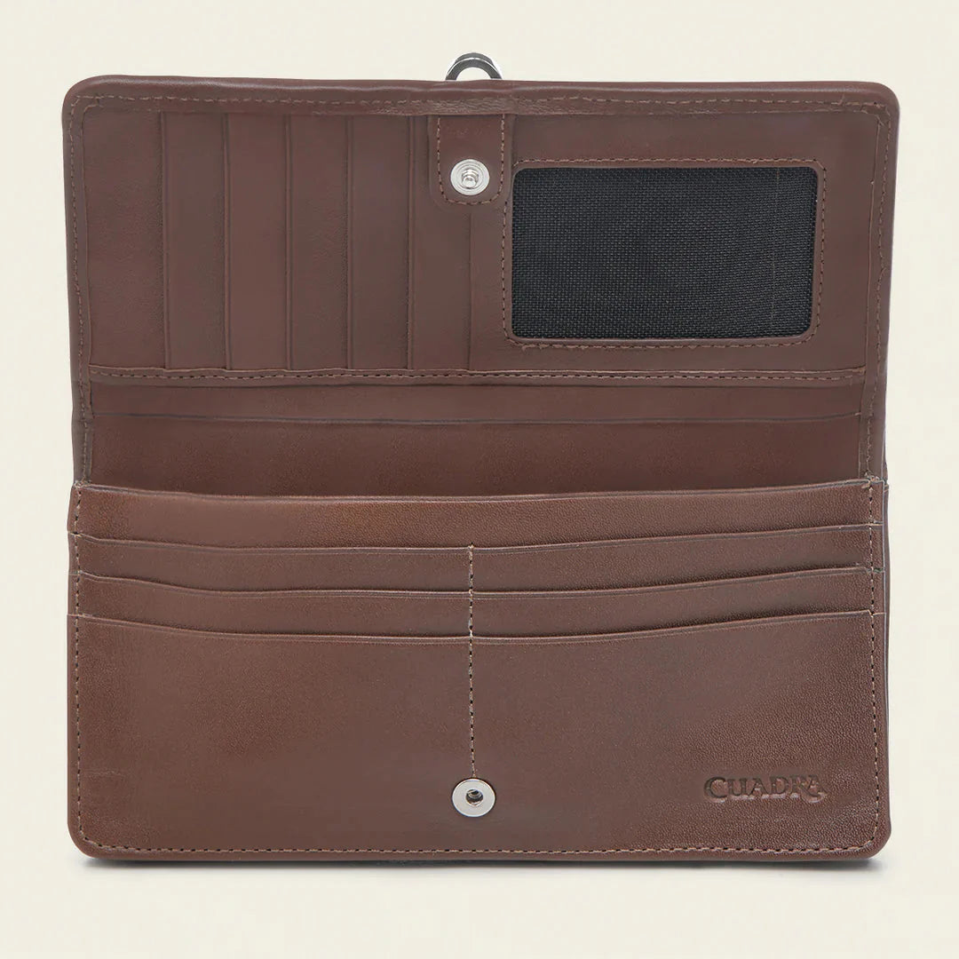 BROWN LÁSER WALLET DU673