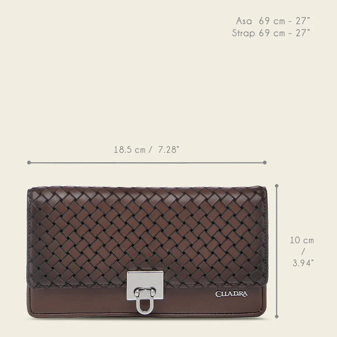 BROWN LÁSER WALLET DU673