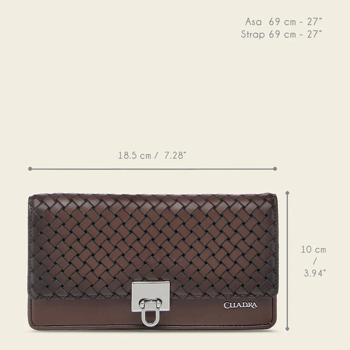 BROWN LÁSER WALLET DU673