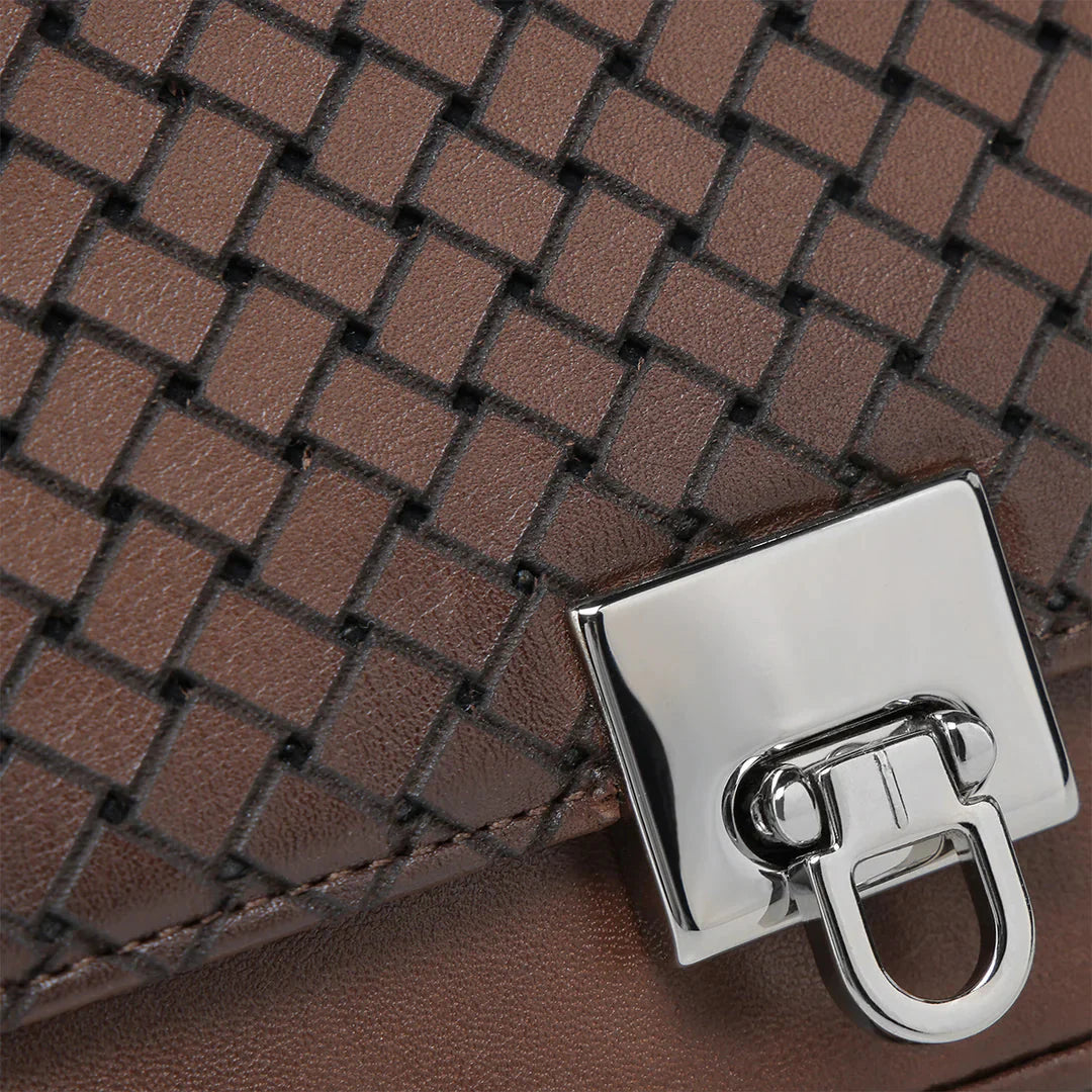 BROWN LÁSER WALLET DU673