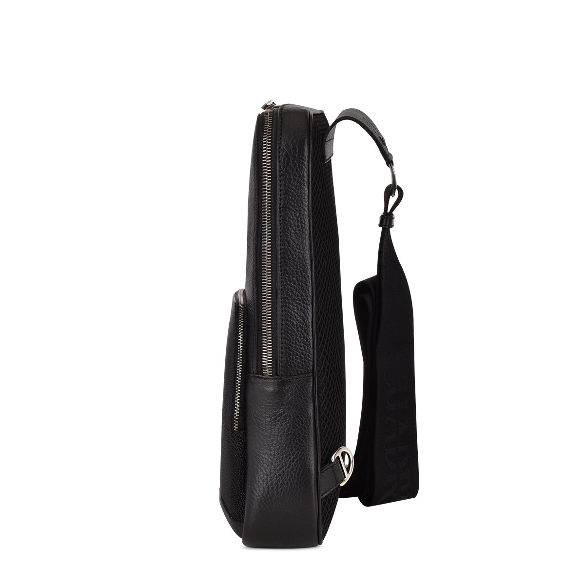 Cuadra Black Stingray Stitching Bag DU381