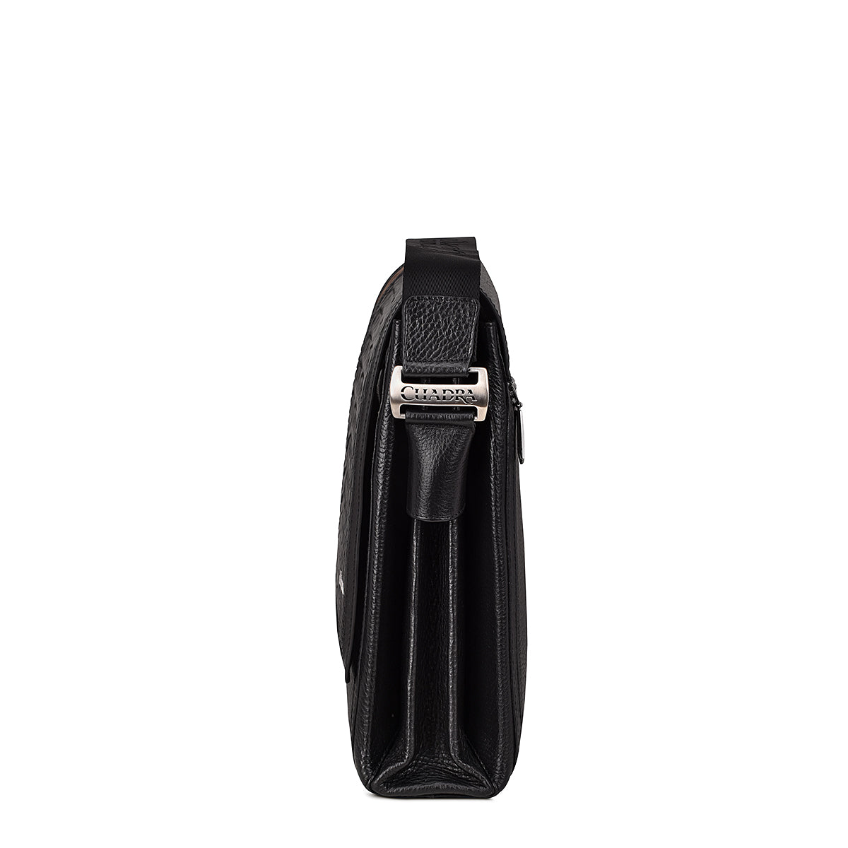 Cuadra Black Caiman Embroidery Men Bag DU532