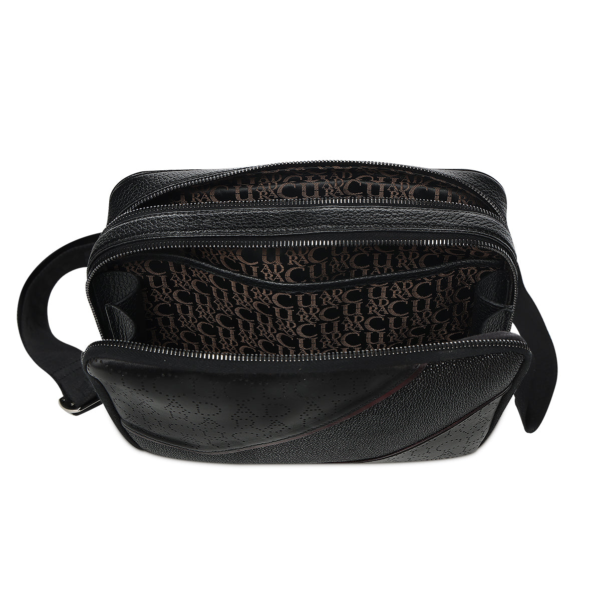 Cuadra Black Stingray Zipper Bag  DU810