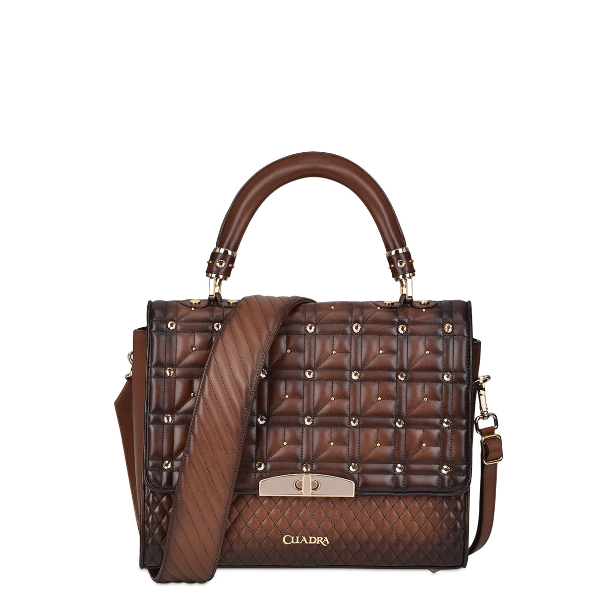 Honey Embroidery & Crystal Bag