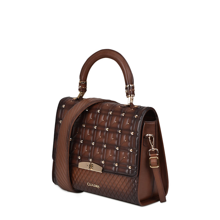 Honey Embroidery & Crystal Bag