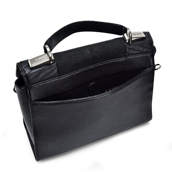 BLACK STINGRAY EMBROIDERY DU678