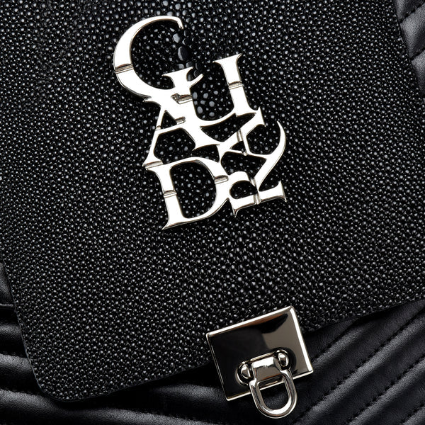 BLACK STINGRAY EMBROIDERY DU678