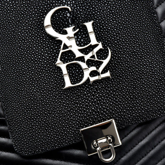 BLACK STINGRAY EMBROIDERY DU678