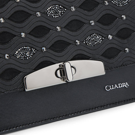 BLACK LASER & STUDS BAG DU693