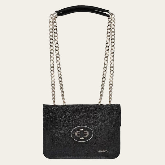 BLACK STINGRAY BAG DU648