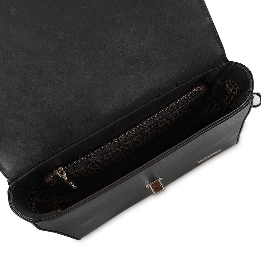 BLACK EMBROIDERY & FRINGE & STUDS