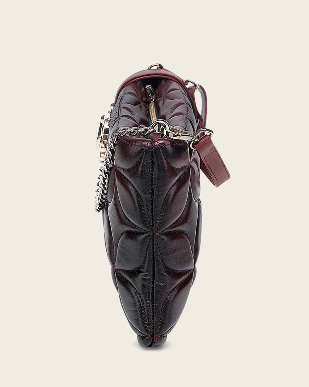 WINE PYTHON EMBROIDERY & STUDS