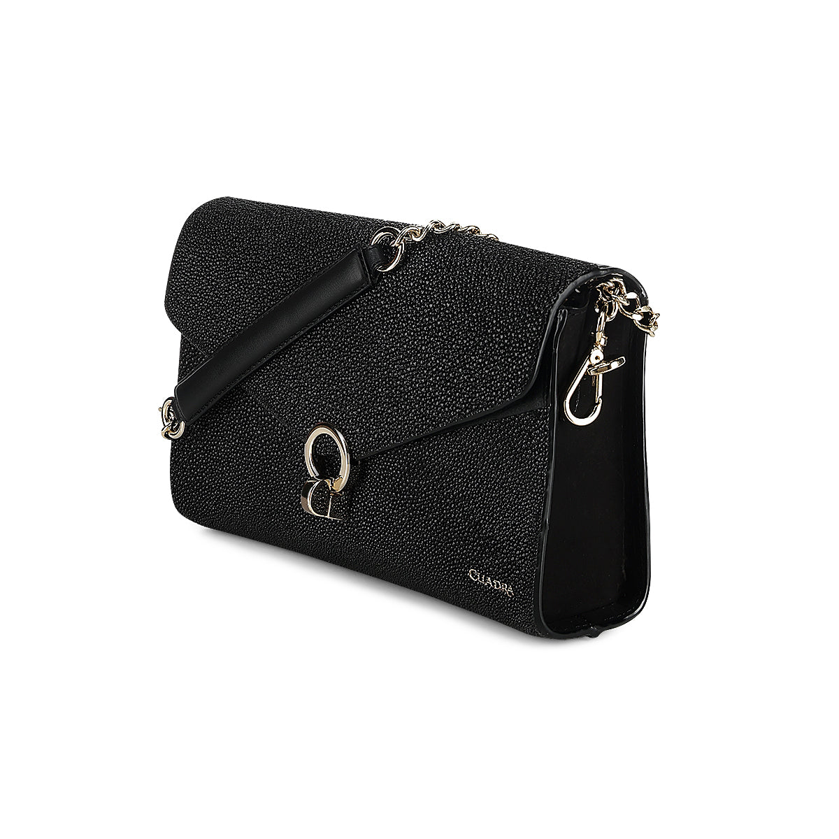 Cuadra Black Stingray Stiching Bag DU821