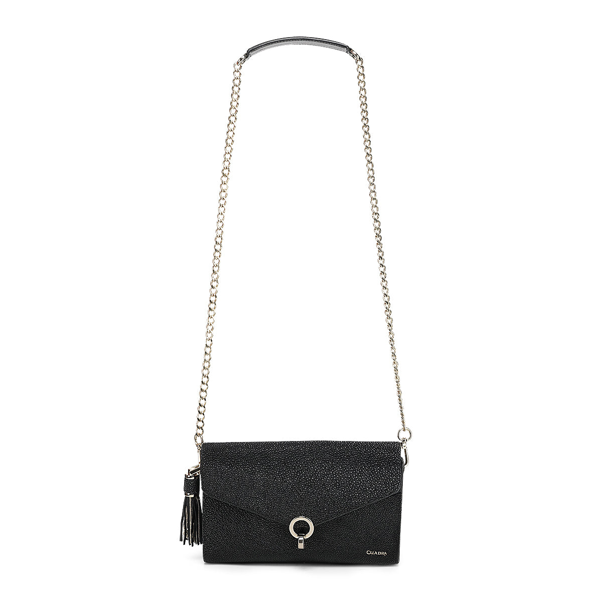 Cuadra Black Stingray Stiching Bag DU821