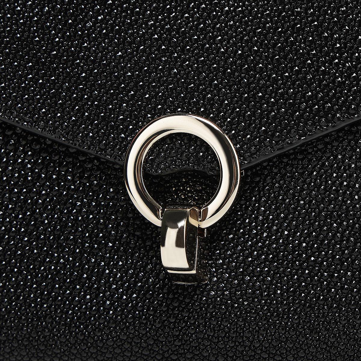 Cuadra Black Stingray Stiching Bag DU821