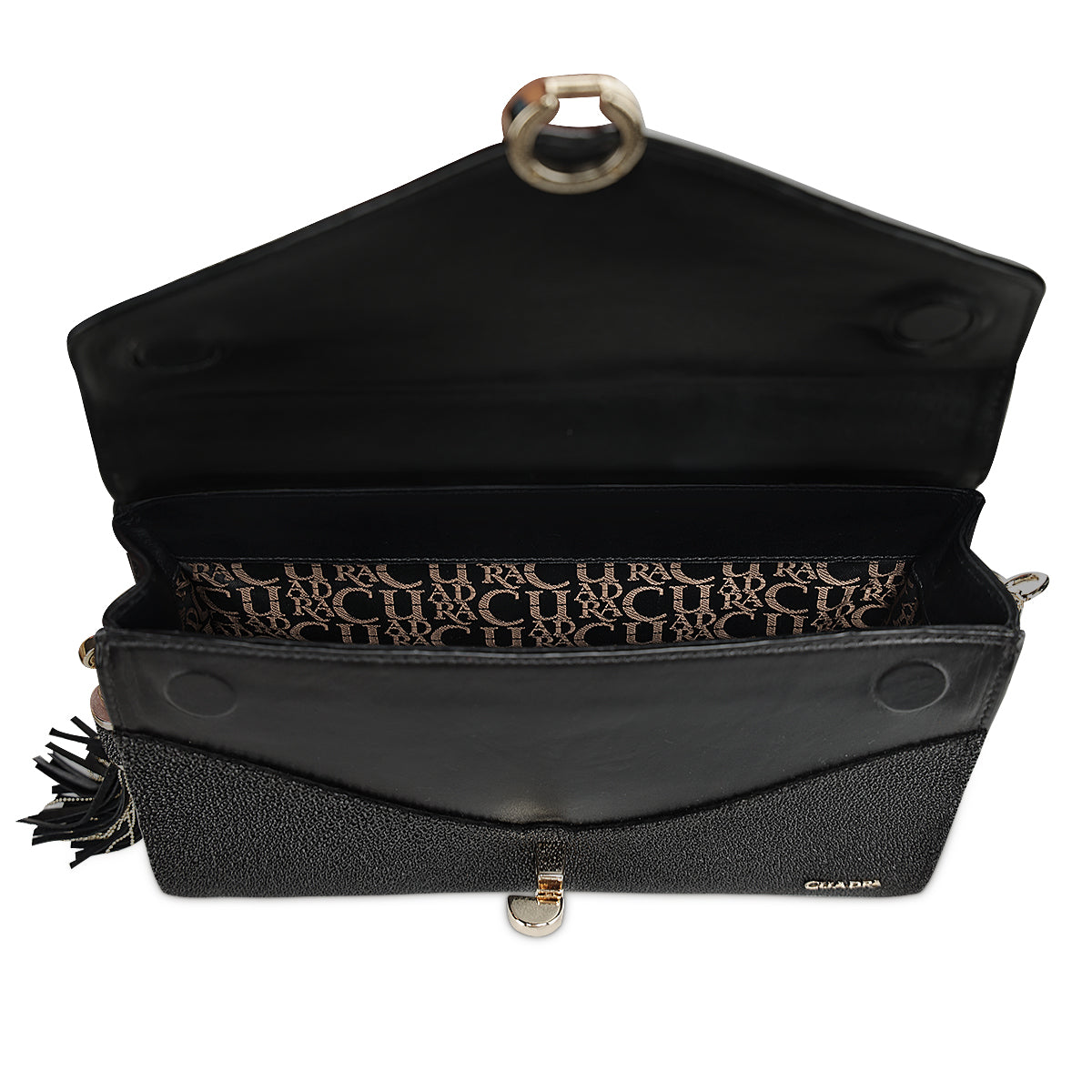 Cuadra Black Stingray Stiching Bag DU821