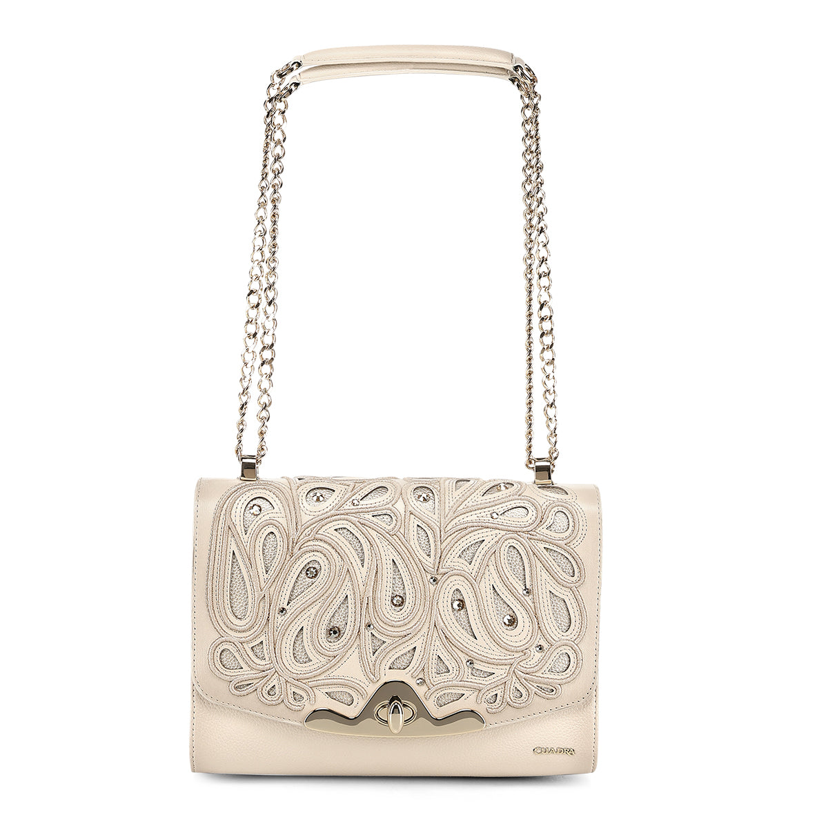 Cuadra Cowhide Laser Bag LD Taupe DU823