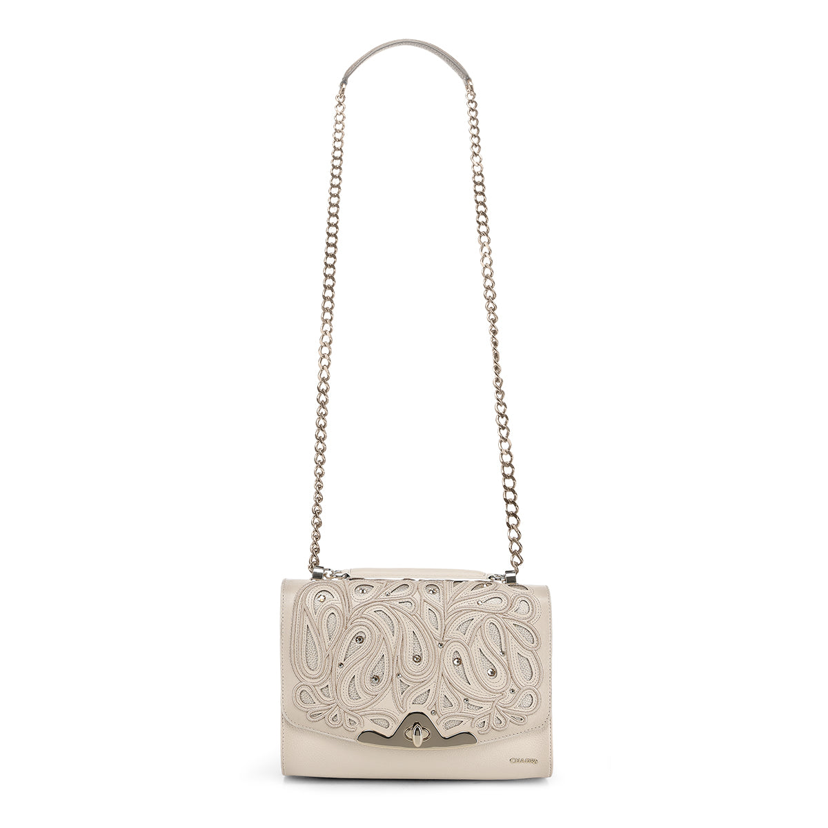 Cuadra Cowhide Laser Bag LD Taupe DU823