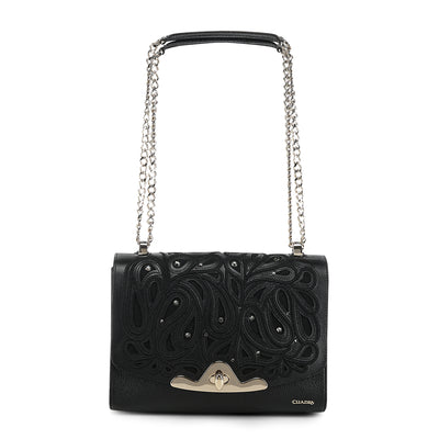Cuadra Cowhide Laser Bag LD Black DU822