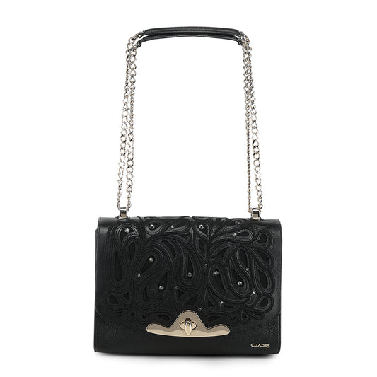 Cuadra Cowhide Laser Bag LD Black DU822