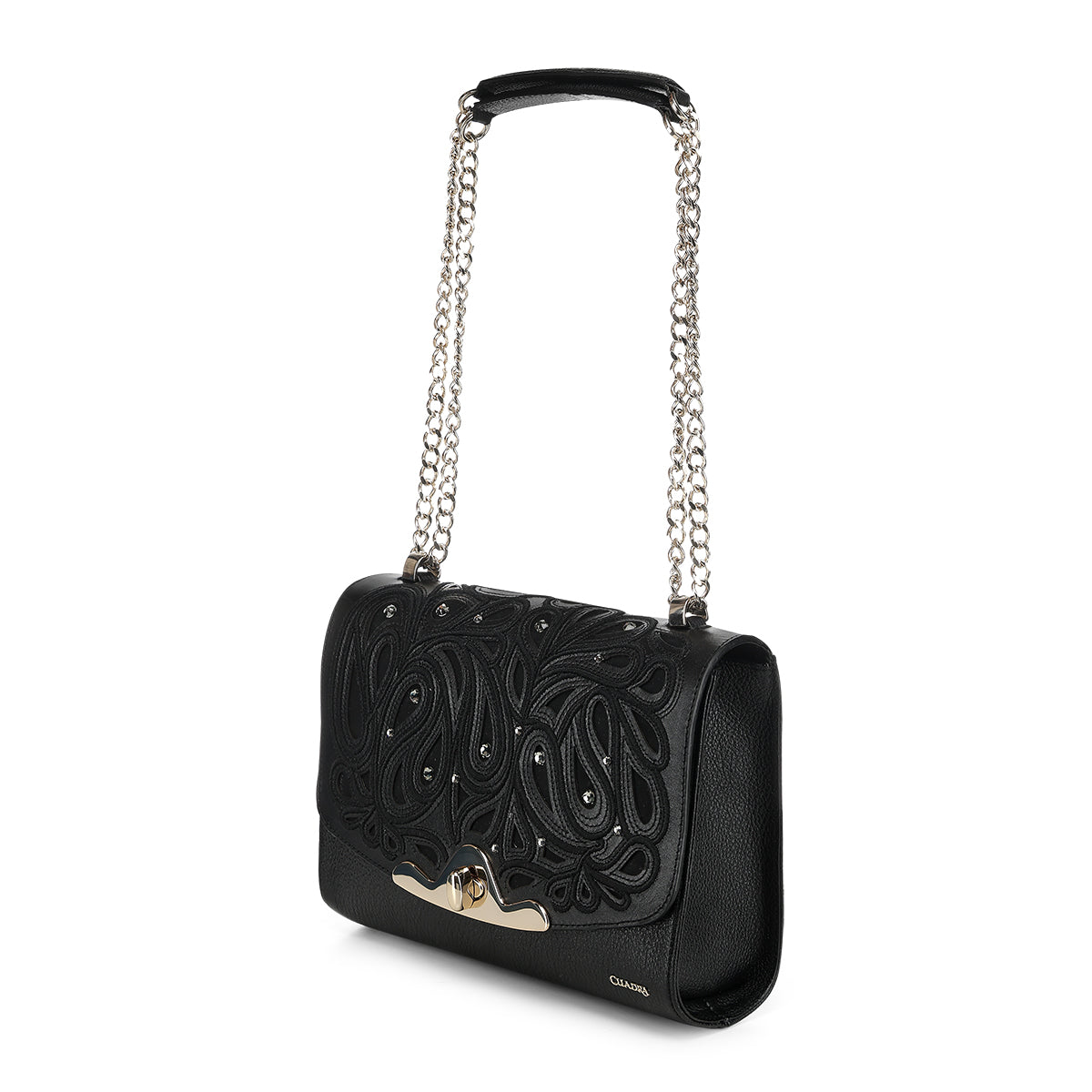 Cuadra Cowhide Laser Bag LD Black DU822