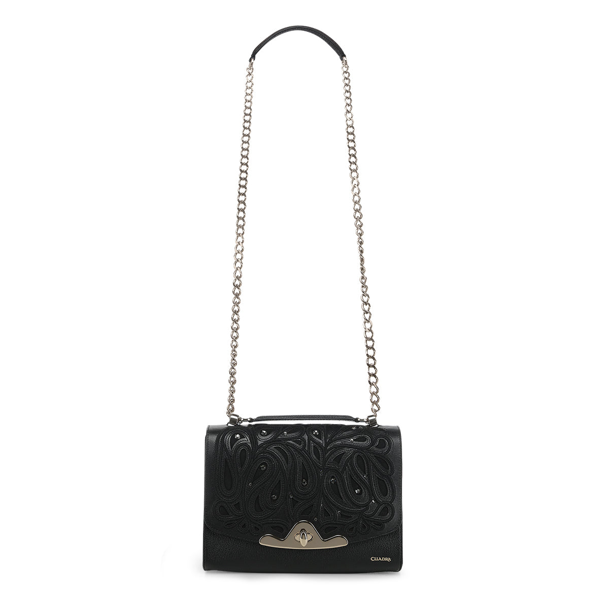Cuadra Cowhide Laser Bag LD Black DU822