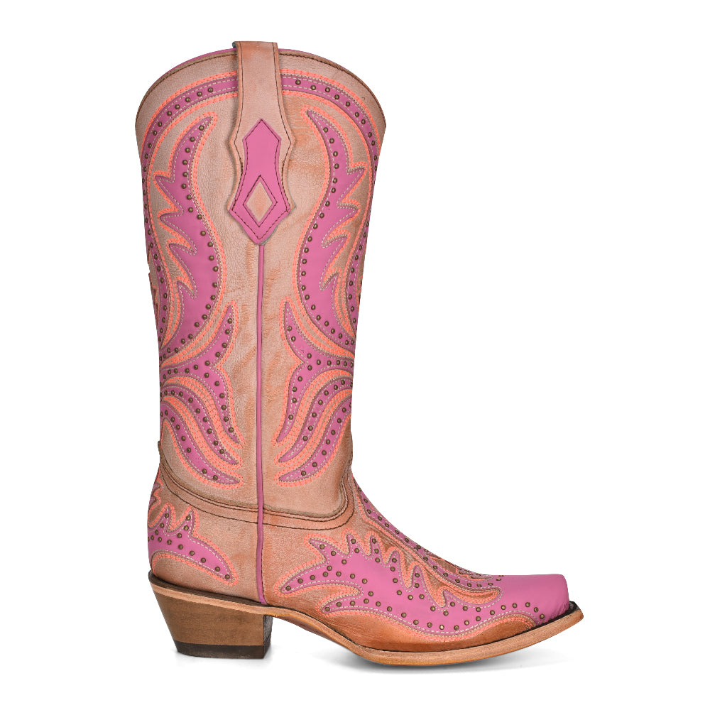 Pink Neon Overlay Florescent
