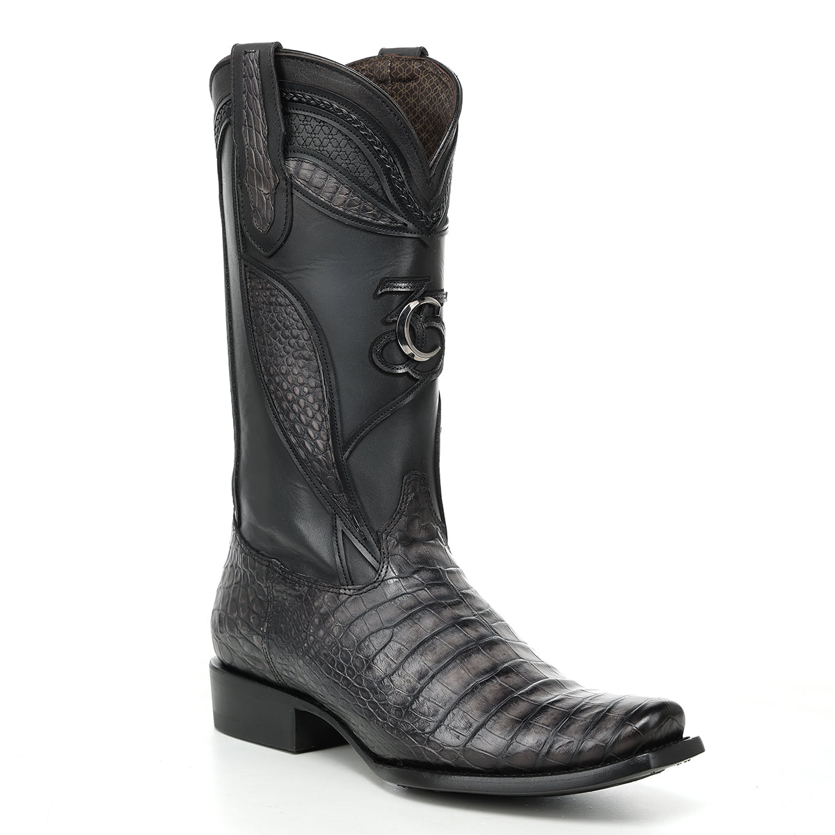 Cuadra Black Alligator Laser & Embroidery Gris CC448