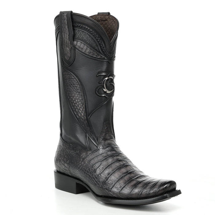 Imperio Cuadra 35 Anniversary Black Alligator Laser & Embroidery Gris CC448
