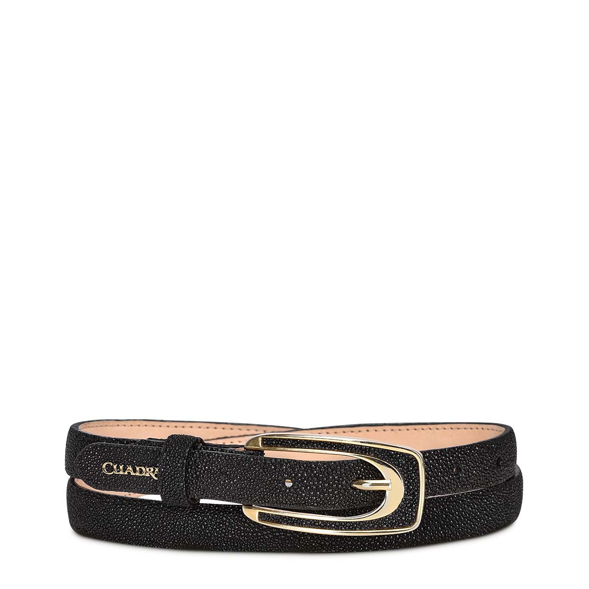 Cuadra Black Stingray Full Exotic Belt BC255