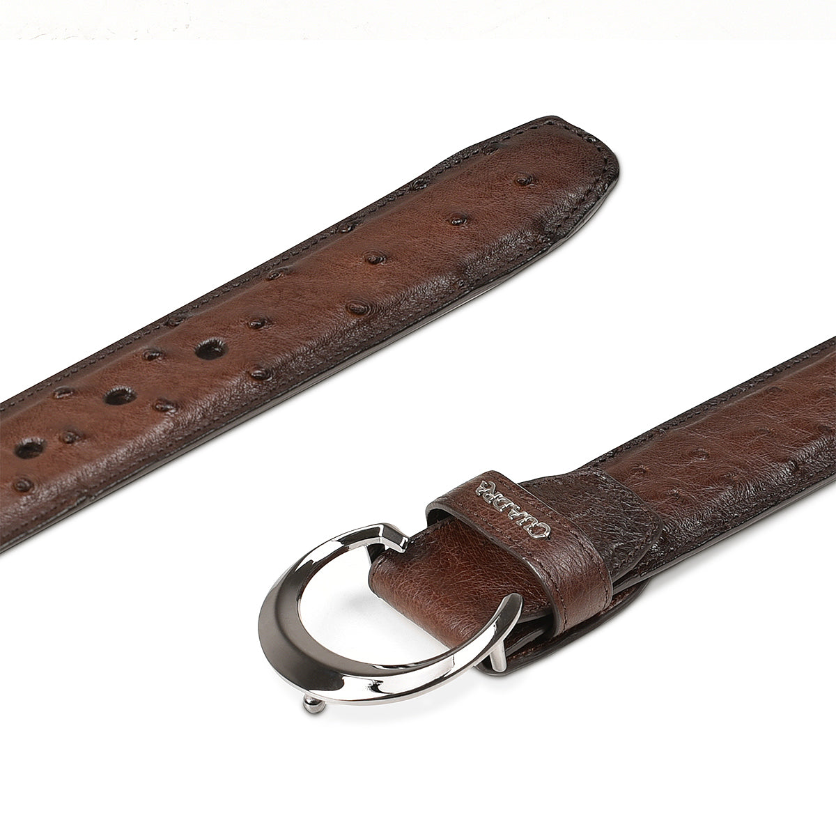 Cuadra Brown Ostrich Belt BC272