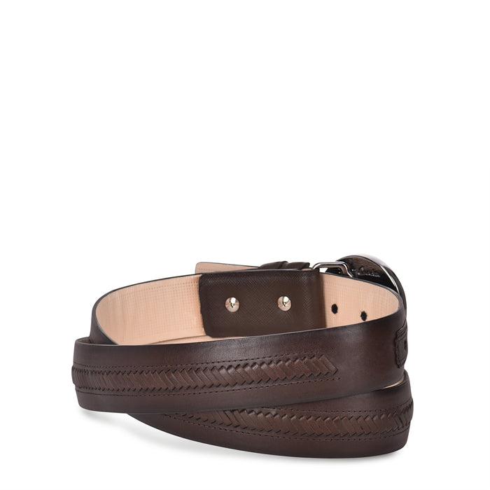 Cuadra Brown Woven Belt BC273