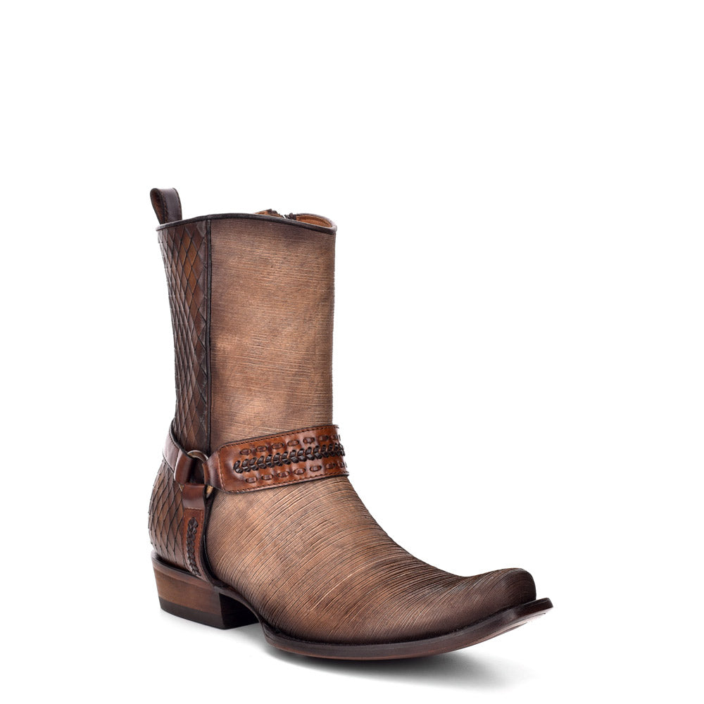 Cuadra Pattern Harnes & Woven Narrow SQ Toe CU359