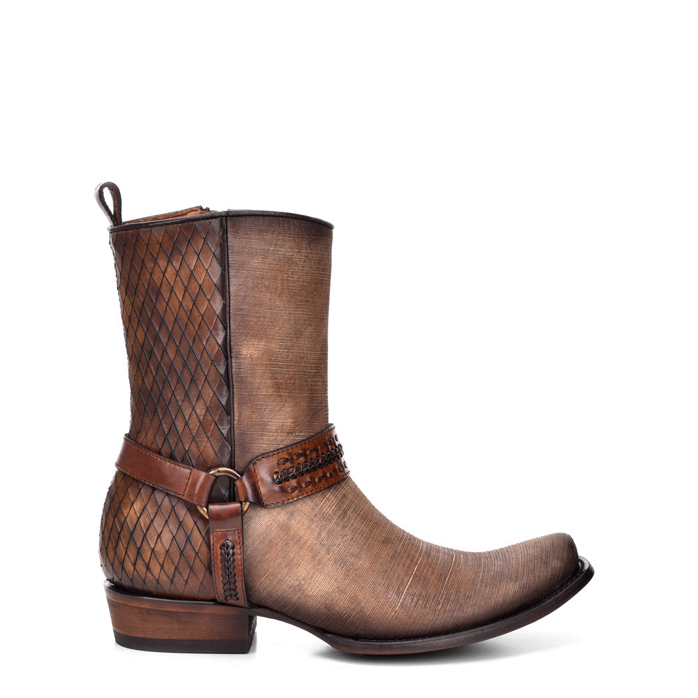 Cuadra Pattern Harnes & Woven Narrow SQ Toe CU359