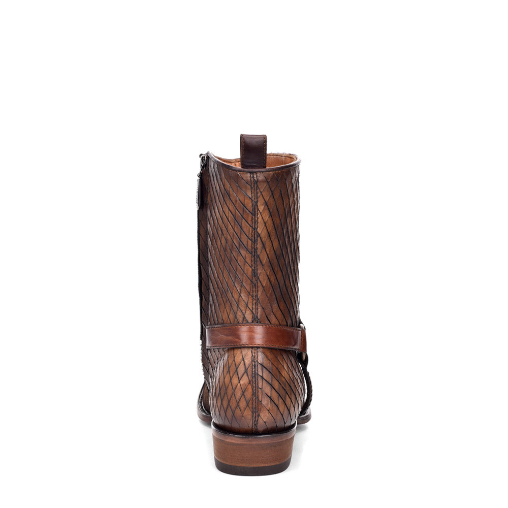 Cuadra Pattern Harnes & Woven Narrow SQ Toe CU359