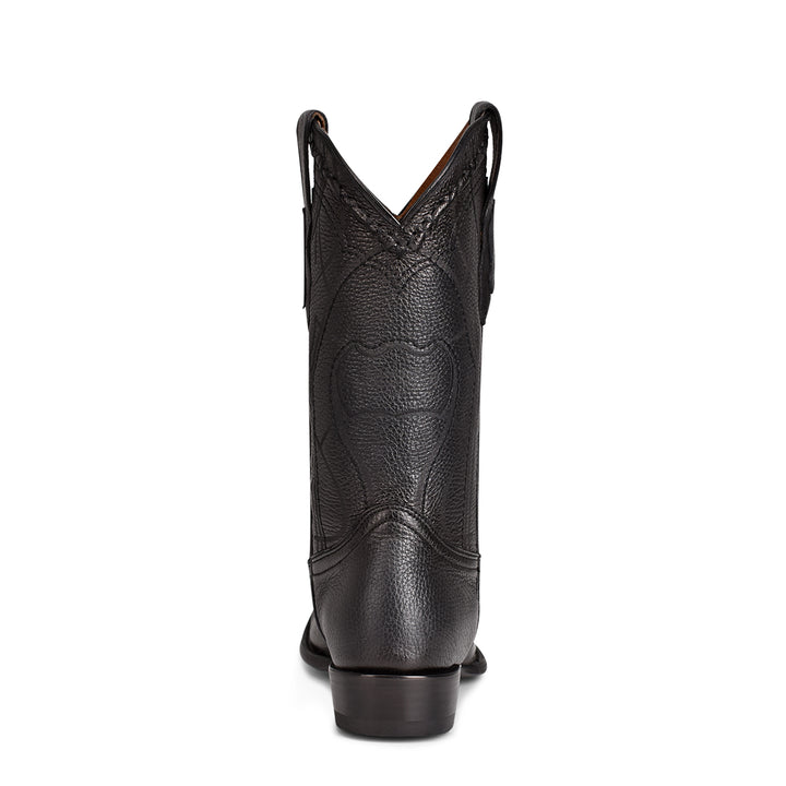 Black Deer Laser & Embroidey Narrow Square Toe