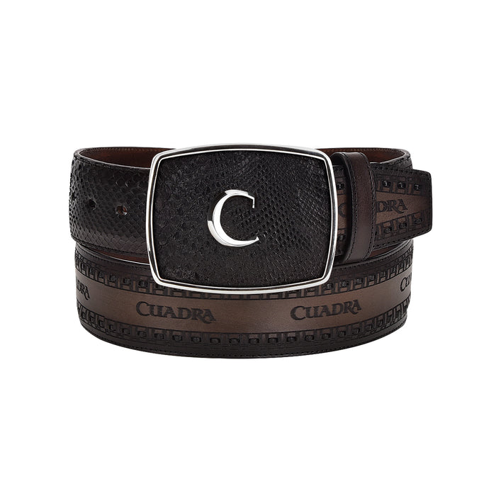 Black Python Laser Belt BC378