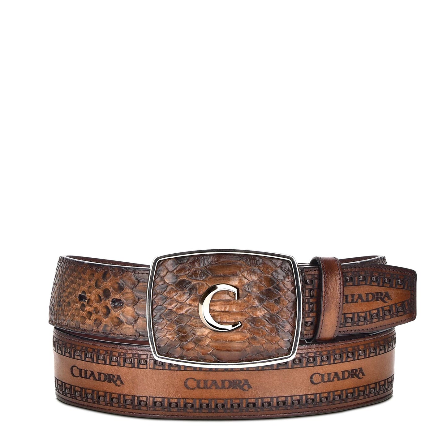 Over Brown Python Laser Belt BC200