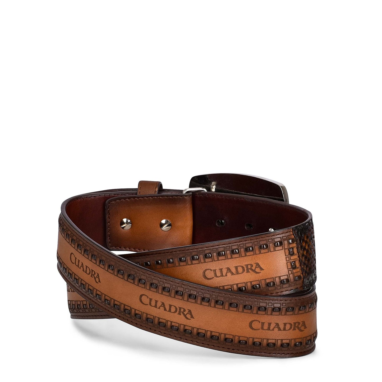 Over Brown Python Laser Belt BC200