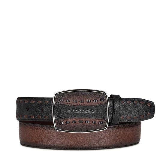 Cuadra Brown Deer Woven Belt BC261