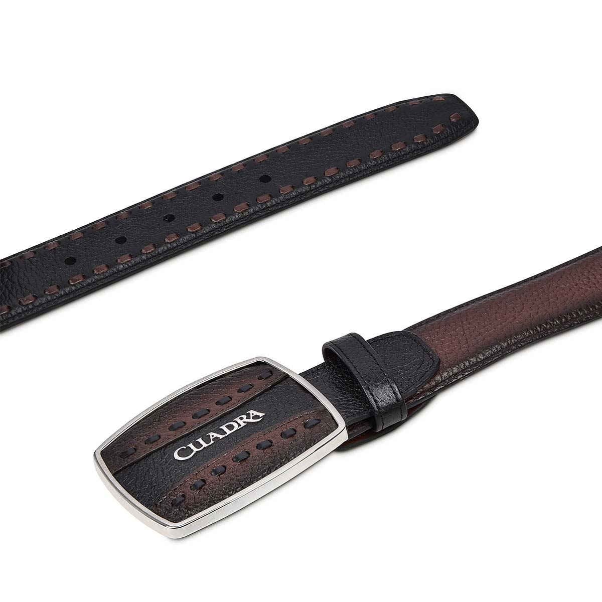 Cuadra Brown Deer Woven Belt BC261