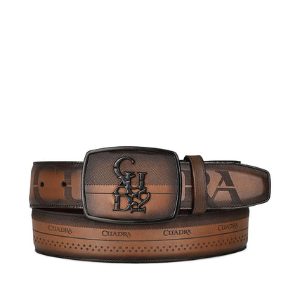 Cuadra Brown Laser Belt BC314