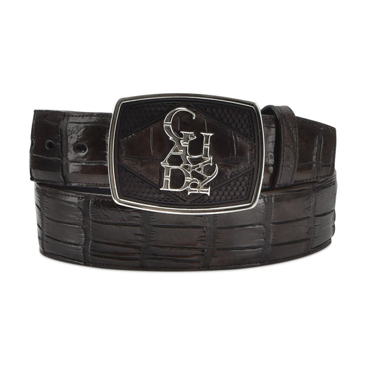 Cuadra Luxo Moka Alligator Stitching  BC341