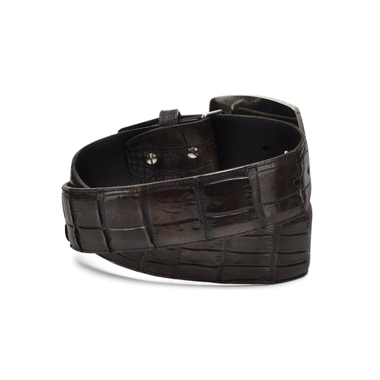 Cuadra Luxo Moka Alligator Stitching  BC341