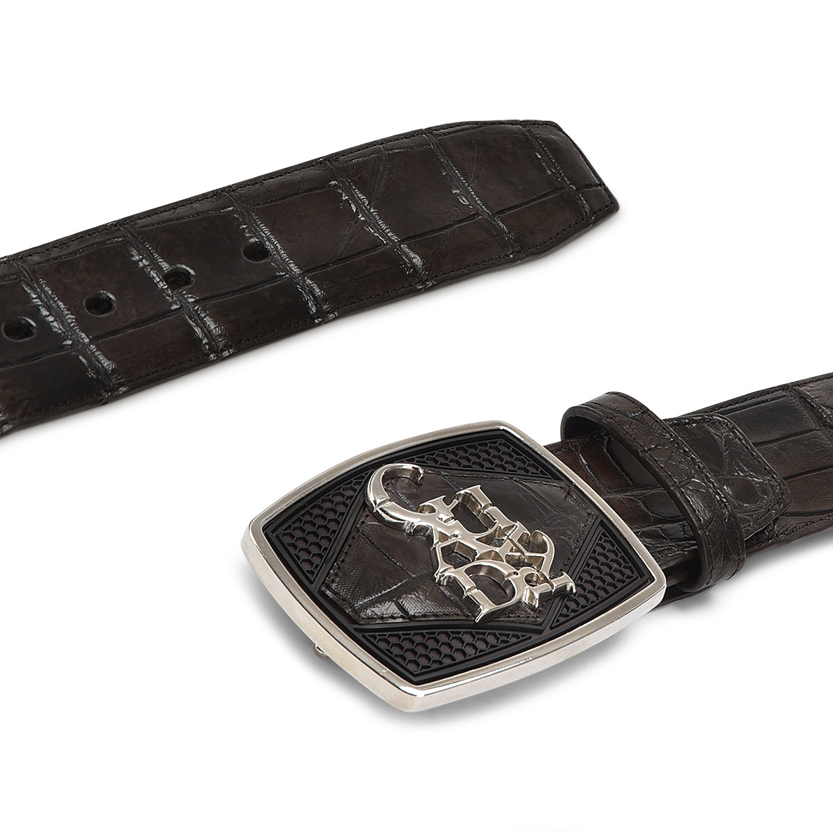 Cuadra Luxo Moka Alligator Stitching  BC341