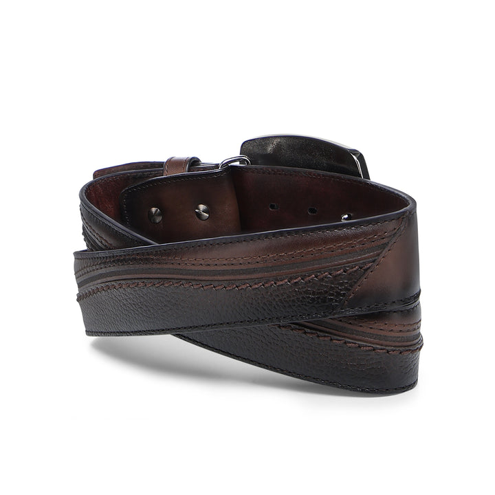 Chocolate Embroidery Belt