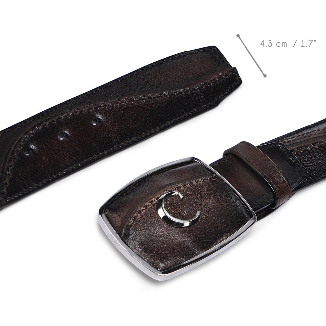 Chocolate Embroidery Belt