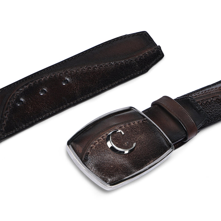 Chocolate Embroidery Belt