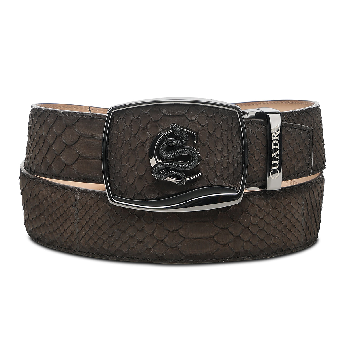 Cuadra Matte Brown Python Stitch BC484