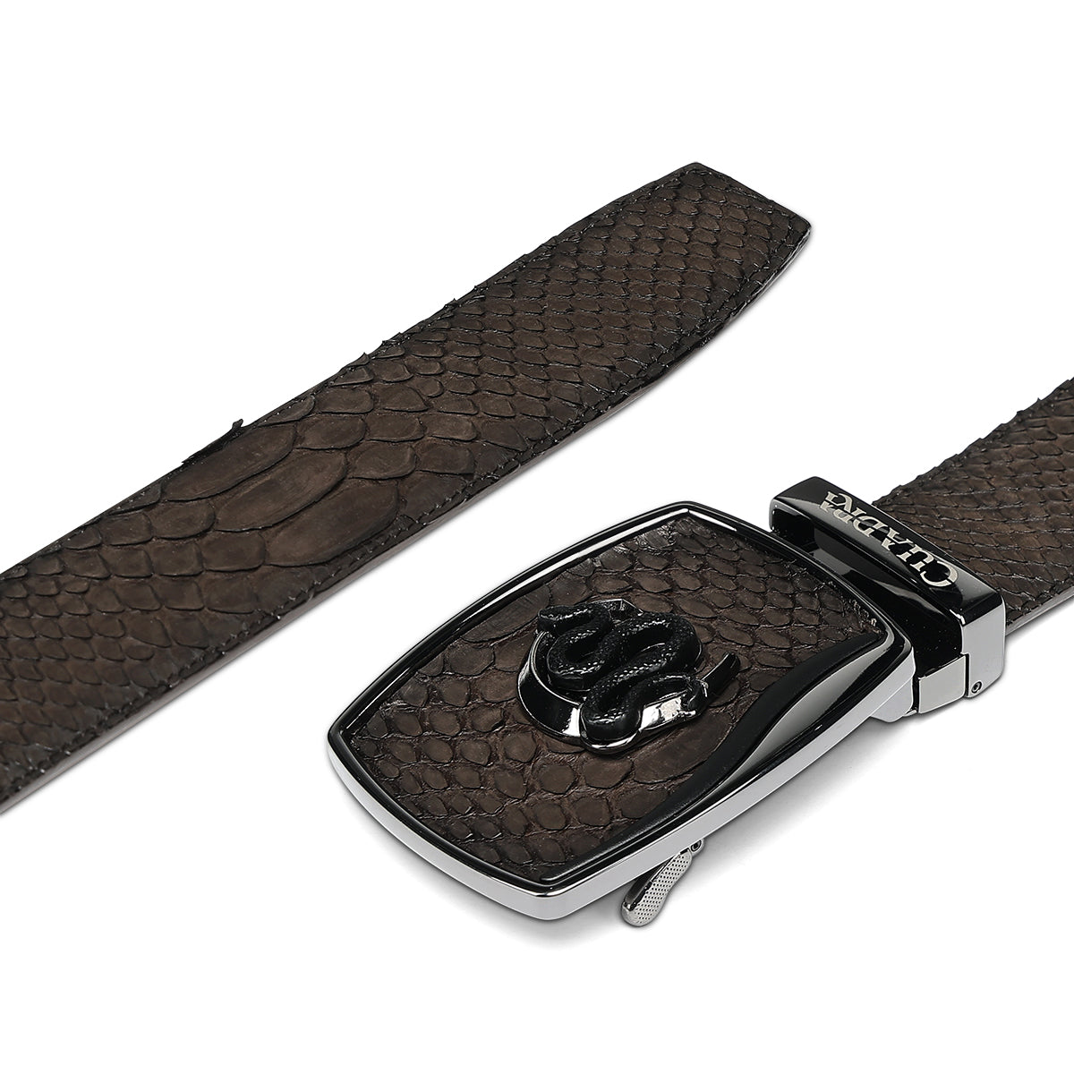 Cuadra Matte Brown Python Stitch BC484